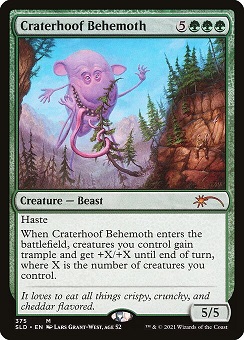 Craterhoof Behemoth Secret Lair Drop